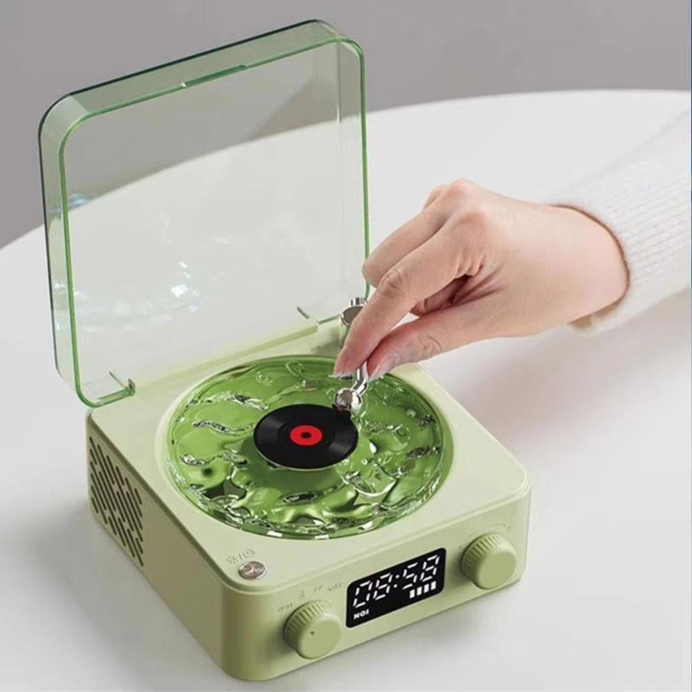 KW03 Retro Bluetooth Speaker Bluetooth 5.0 White Noise Sleep Speaker  Portable Small Speaker