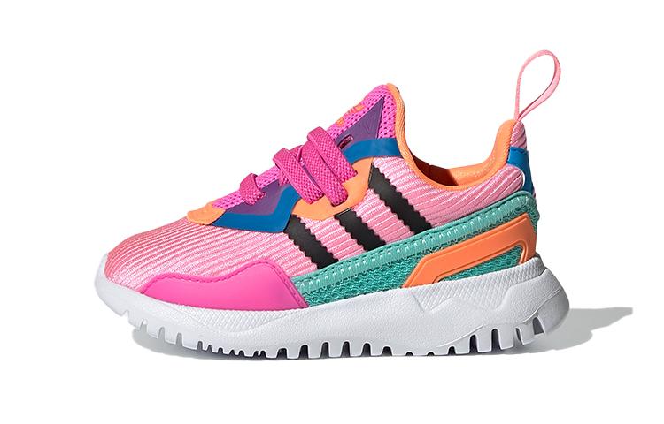 Adidas Originals Flex Collection El I Comfortable Slip Resistant Low top Toddler Shoes Pink Black Blue FX5336 23