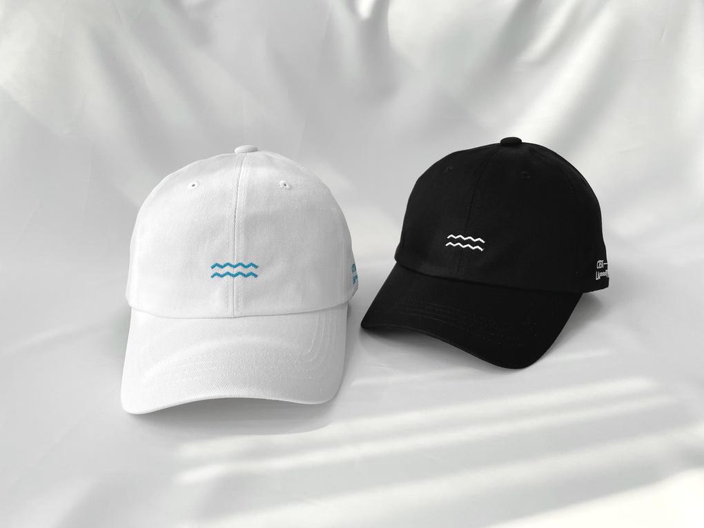 Women's Unisex Wave Ball Cap Basic Cap