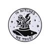 Moon Phase Witch Brooch Enamel Goth Pin Black Cats Designs Punk Jewelry For Halloween Accessories Gift