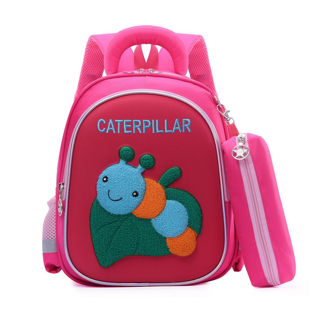 Butterfly Dragonfly Childrens Backpack Large Capacity Layered Storage Zipper