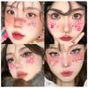 Christmas Makeup Face Stickers Disposable Sweet Blusher Tattoo Rabbit Sticker Deer Gift J4E9