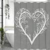Love Tree Shower Curtain, Bathroom Decoration Shower Curtain, Waterproof Shower Curtain with Hooks