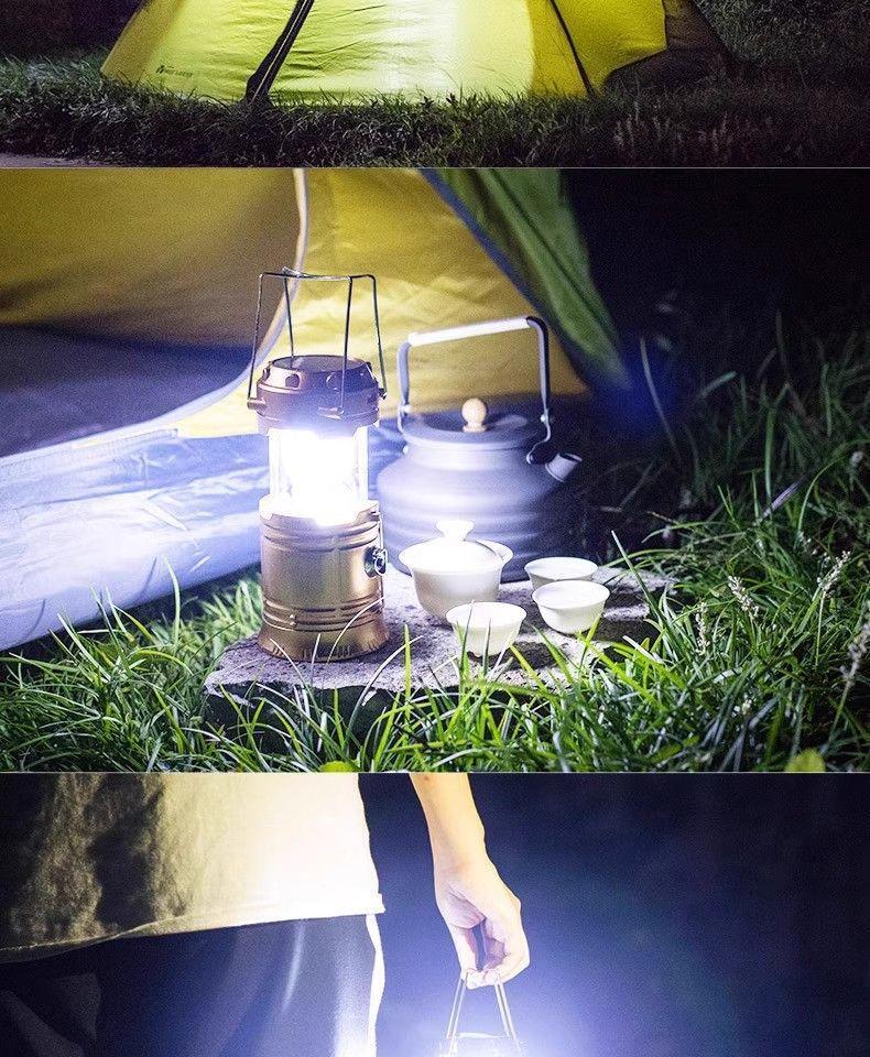 Rechargeable Emergency Lantern with Super Long Battery Life for Home, Camping, and Outdoor Use - Solar Backup & Hanging Light