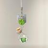 Jellyfish Star Lucky Leaf Wind Chime Keychain & Phone Lanyard Pendant