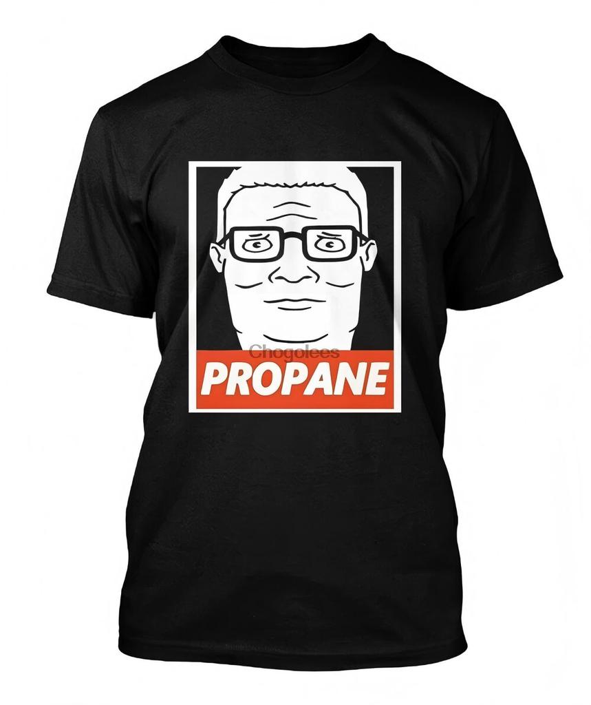 Hank Hill Propane Black T-Shirt