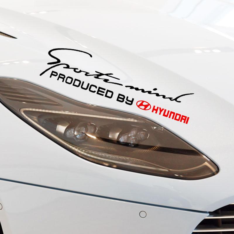 1Pcs Car Light Eyebrow Sticker Personalized Headlight Decal For Hyundai I30 Tucson Elantra Venue Palisade Terracan Accent Kona