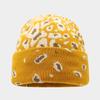 American autumn and winter personalized leopard print jacquard warm knitted hat for men and women outdoor versatile casual ear protection wool cold ha