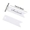 100PCS/Lot Handmade Hang Tag Gift Baking Universal Card Vintage Card Kraft Paper Swallowtail DIY Packaging Decoration TMZ