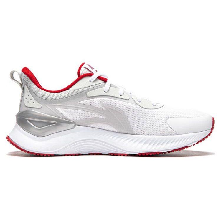 Li Ning Yue Ying 3.0 Minimalist Fashion Comfortable Versatile Shock Absorbing Non-Slip Low-Top Running Shoes Women Running Shoes White Red ARHU024-6
