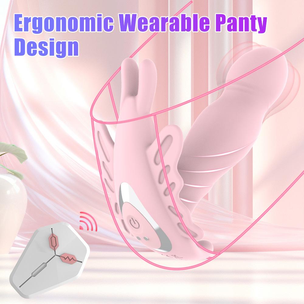 Remote Dildo Vibrators Panties for Women Butterfly Wearable Clitoris Stimulator Female Masturbator Vagina Massager Couples Erotic Toy