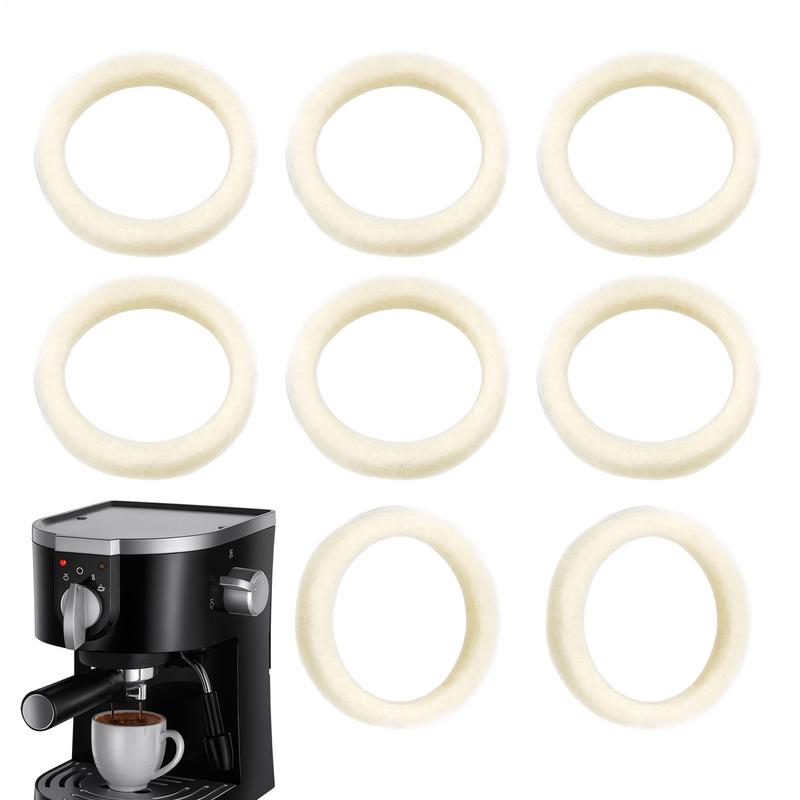 

8 шт. Набор запасных частей для кофемашины-кофемолки из войлочных шайб для BrevilleBarista Express BES870/876/878/880/980 United States