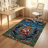 Christmas Theme Crystal Velvet Rug Personalized Custom Name Text Soft Floor Mat Home Decor