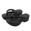 Women's Thick Bottom Wedges Flip Flops 2026 Summer Clip Toe Platform Non Slip Sandals Woman Eva Outdoor Chunky Slippers Slides