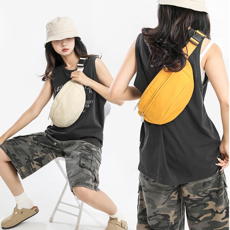 Chest Bag, Men's and Women's Sports Crossbody Bag, Japanese Single-shoulder Bag, Mountain Climbing and Travel Gift Waist Bag