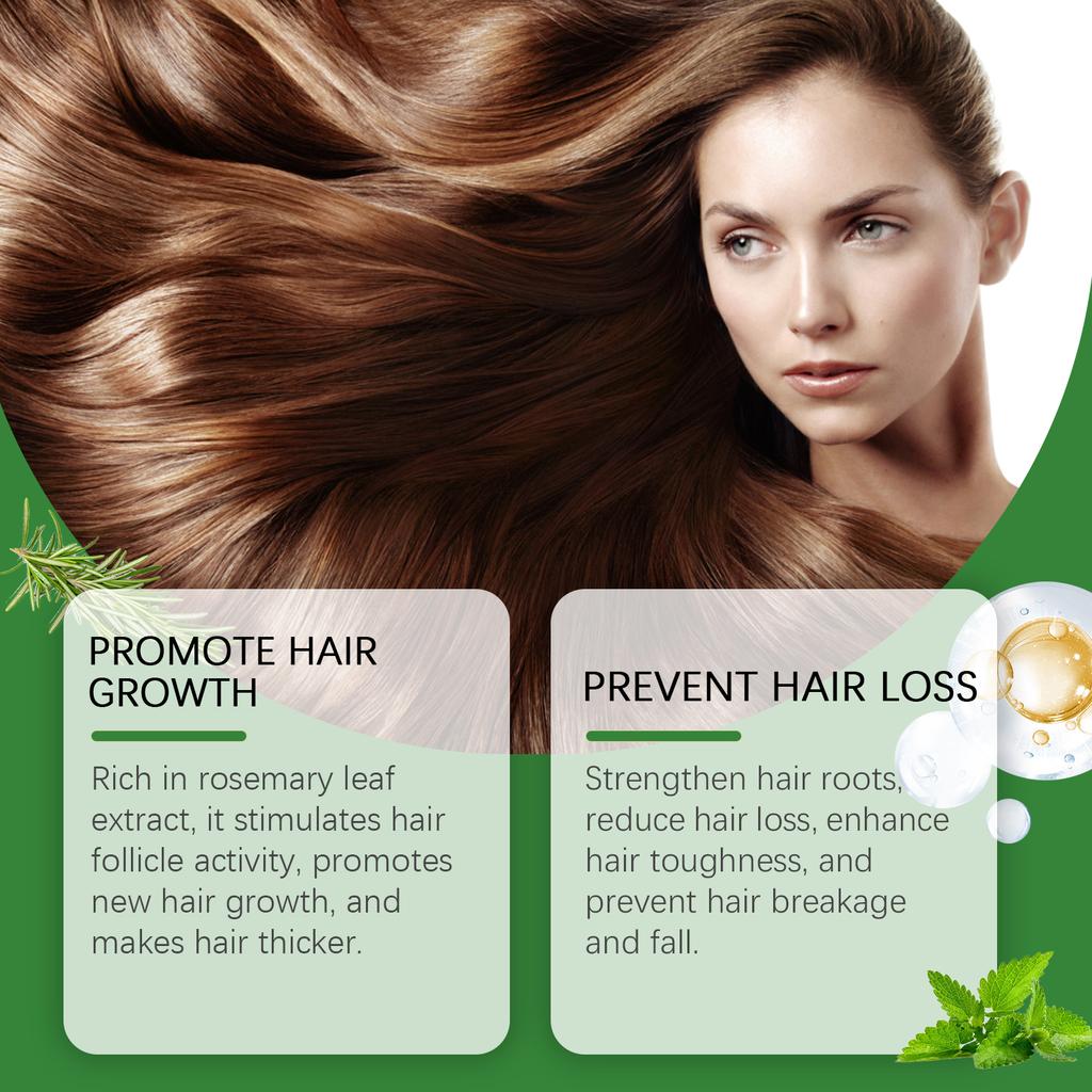 Hoegoa Rosemary Rice Water Hair Spray - Nourishing Dry & Frizzy Hair, Moisturizing Hair Care Spray