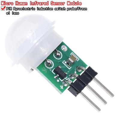 Mini-IR-Pyroelektrischer Infrarot-PIR-Bewegungs-Menschensensor Automatisches Detektormodul AM312-Sensor DC 2,7 bis 12 V