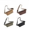 Men's Canvas Mobile Waist Bag, Outdoor Sports, Hiking and Running Bag, Men's Mobile Phone Bag, Camping Accessories, Running Waist Bag