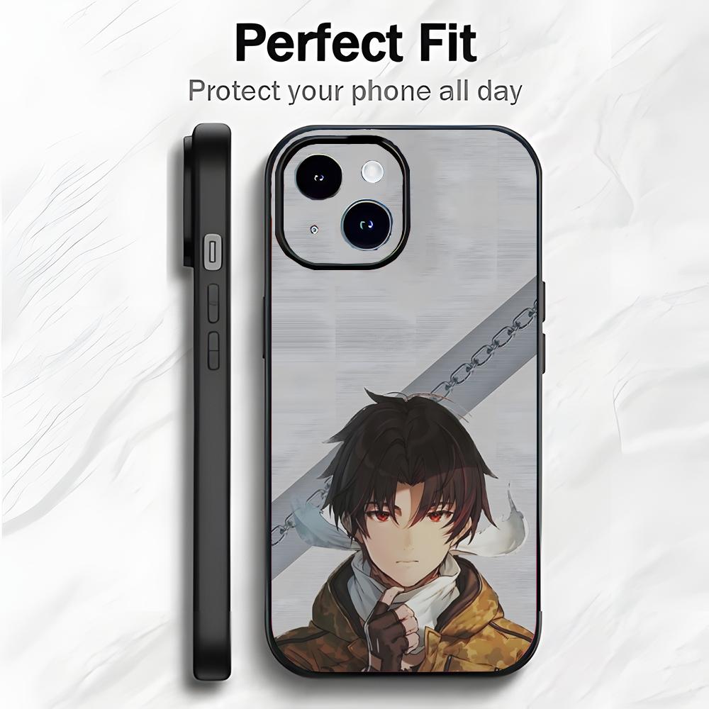 Futuristic Japanese Anime 86 E-EIGHTY-SIX Phone Case Phone Case Soft Packaging Lightweight For iPhone17 16 15 14 13ProMax