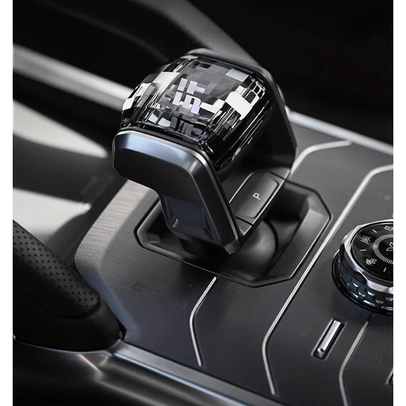 For Chery Jetour Traveller T2 2023 2024 Car Crystal Handle Gear Shift Knob with LED Light Jetour T2 Accessories