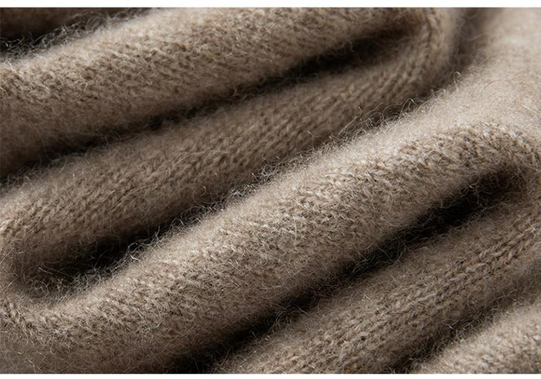 2026 Autumn/Winter Women's 100% Pure Cashmere Round Neck Cardigan Sweater
