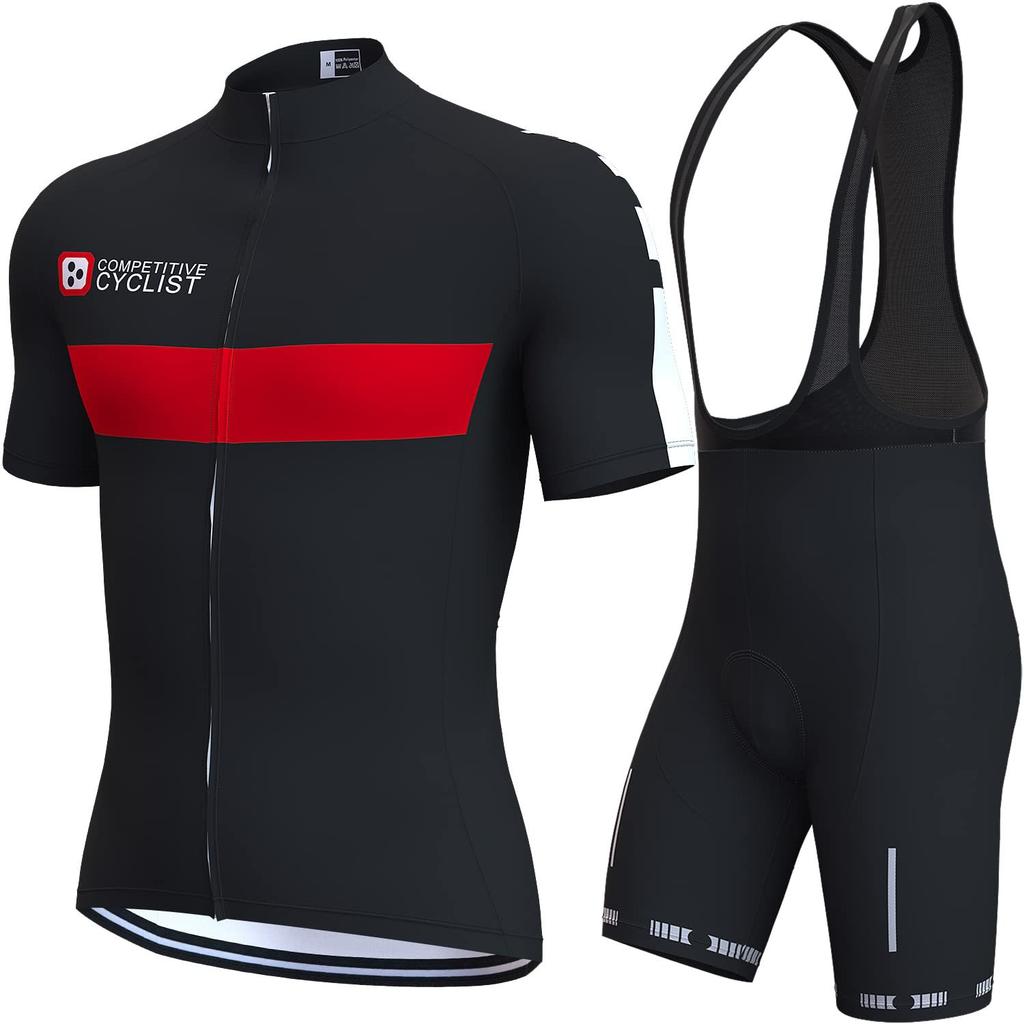 Cycling Suit Short Sleeve Suit Summer Tour De France Team Shirt Cycling Short Top Strap Shorts Quick Drying Breathable Men 2026