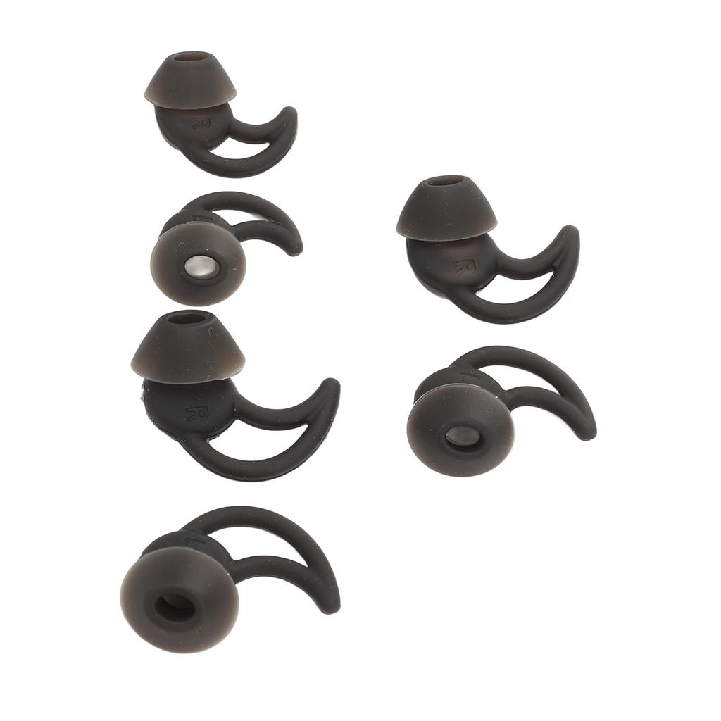 3 páry S M L Náhradní silikonové koncovky do uší Měkké pohodlné silikonové koncovky do uší pro sluchátka QC20 QC30 IE2 IE3 SIE2i