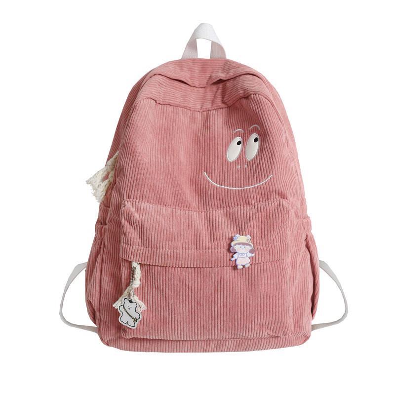 Corduroy Student Backpack