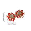 Fashion Jewelry Red Fireworks Stud Earrings Happy New Year Gift Fireworks Drop Earrings  Woman
