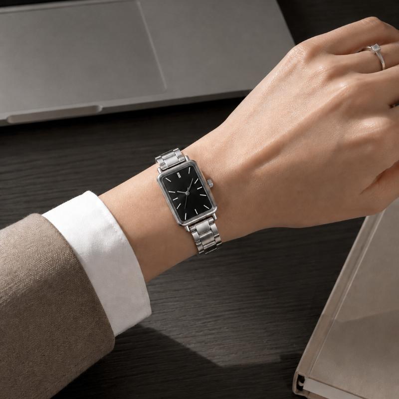 Y2K Simple Women's Watch Fashion Square Alloy Quartz Wristwatches for Woman Elegant Dress Ladies Jewelry Watch Gift Reloj Mujer