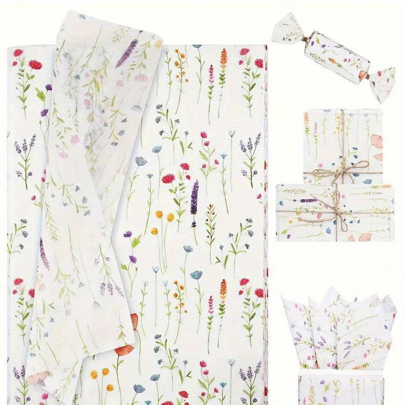

10 листов цветочной лавандовой оберточной бумаги тишью, бумага для искусства и рукоделия для упаковки подарков, упаковки букетов, DIY-проектов, украшения для вечеринок и свадеб