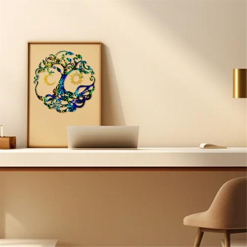 Mucegai versatilă de turnare din silicon Mucegai pentru figurine din arborele vieții Mucegai versatilă pentru turnare pentru ornamente, instrument de bijuterii holografice