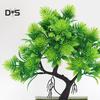 Blooming Bouquet Artificial Flower Pine Tree Bonsai Stage Garden Wedding Party Decor