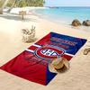 Montreal Canadiens Individuelles Strandtuch, Mit Ihrem Namen Text Bedrucken Leichtes Saugfähiges Handtuch für Schwimmen Reisen