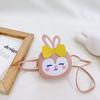 And Fun Colorful Mini Shoulder Bag For Children Featuring Cute Bunny With Accessories Bow