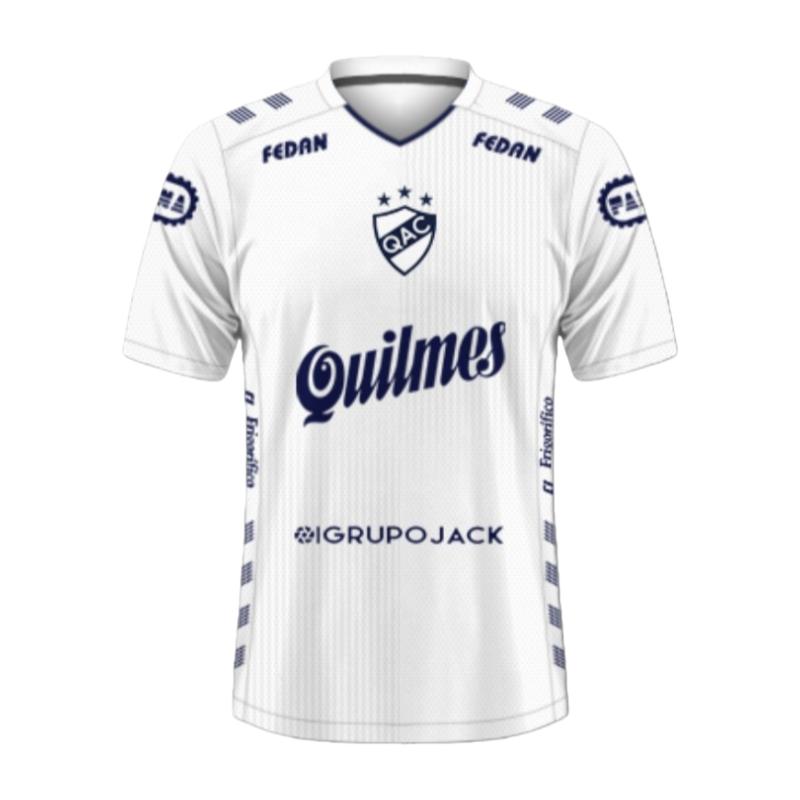 Maglia da Calcio Argentina Quilmes 2022 Kit Casa Stampata 3D Adulti Bambini T-shirt Athleisure Famiglia Estate Asciugatura Rapida Morbida Leggera