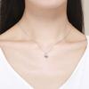 Cute Small 925 Sterling Silver Horse Charm Pendant Choker Necklace For Women Girls Fashion Jewelry Adjustable Cross Chain 45Cm