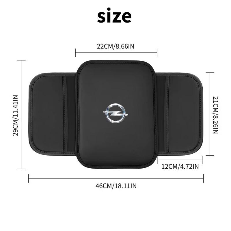 Car Armrest Box Pad Auto Armrest Mat Auto Accessory For Opel Corsa Astra Insignia Vectra Zafira Meriva Mokka Grandland Vivaro