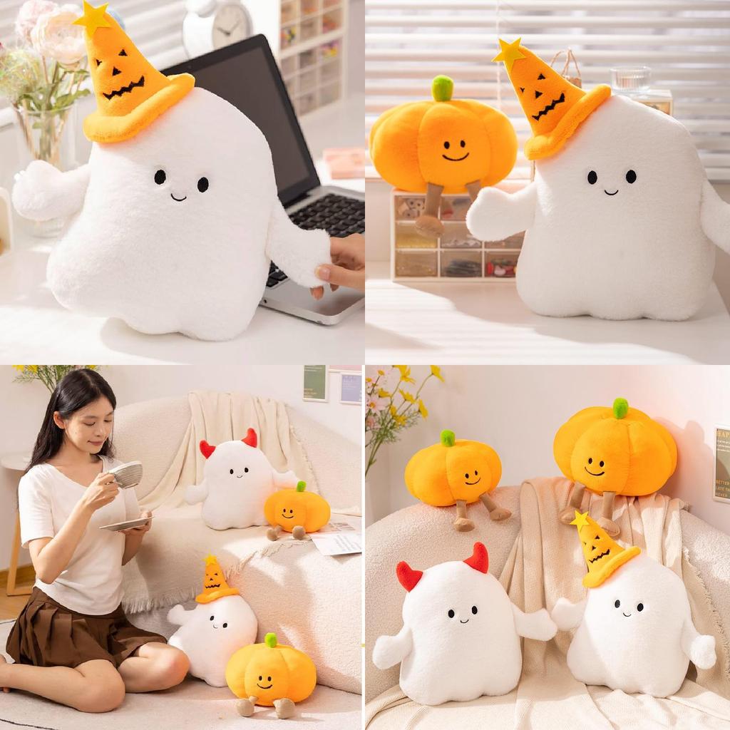 Adorable Plush Pumpkin Doll Halloween Decoration Soft And Cuddly Plush Toy For Kids