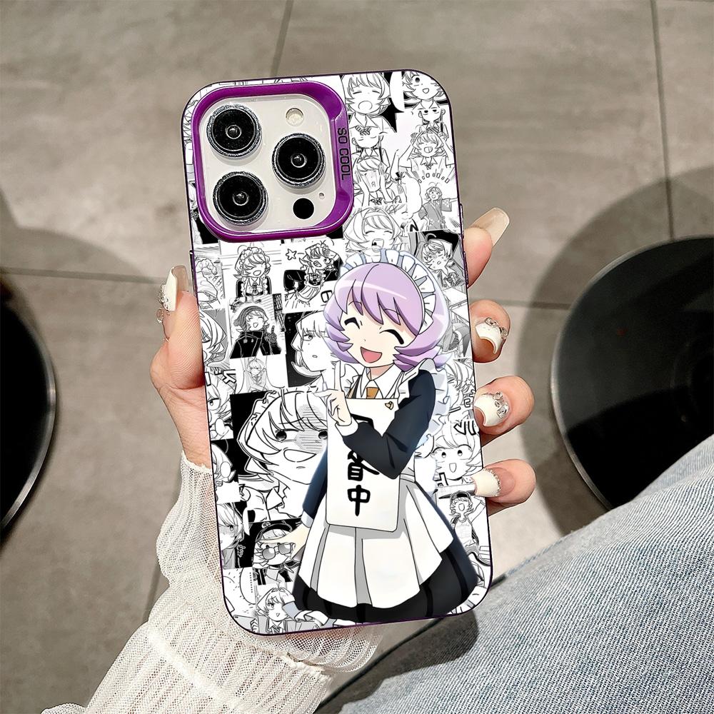 Anime Najimi Osana Mobile Phone Case for iPhone 17 16 15 14 13 12 11 X XR XS 8 7 Air Pro Max Plus Purple Translucent Cover