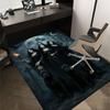 1 Stück Mond der Hexen Teppich Rutschfeste Polyester Bodenmatte für Büro.Schlafzimmer