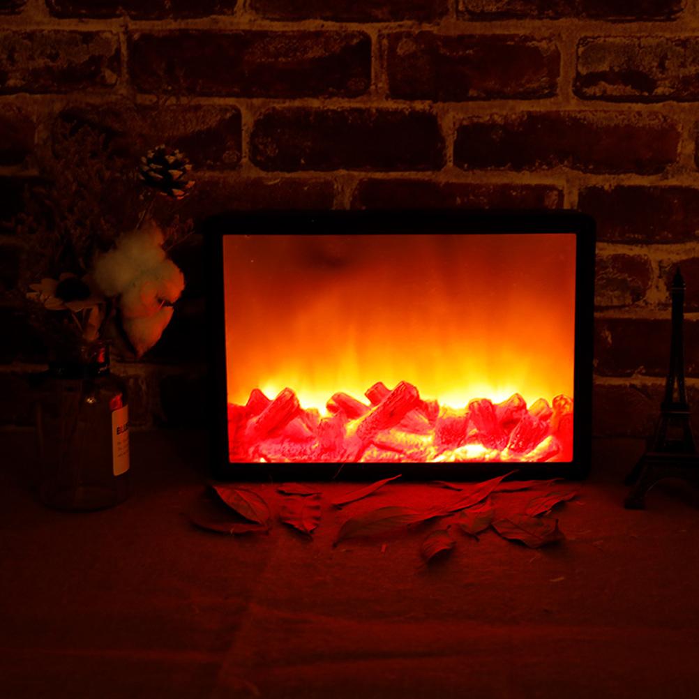 Christmas LED Flame Lamps Simulated Fireplace Light Lamps Flame Effect Light for Outdoor Indoor