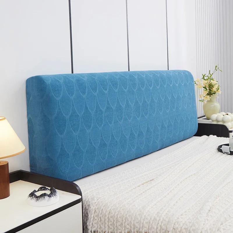 Elastic Jacquard Flexible Bedhead Cover Full-inclusive Cover Protection Headboard Dust Cover Bedroom Decoration Soft