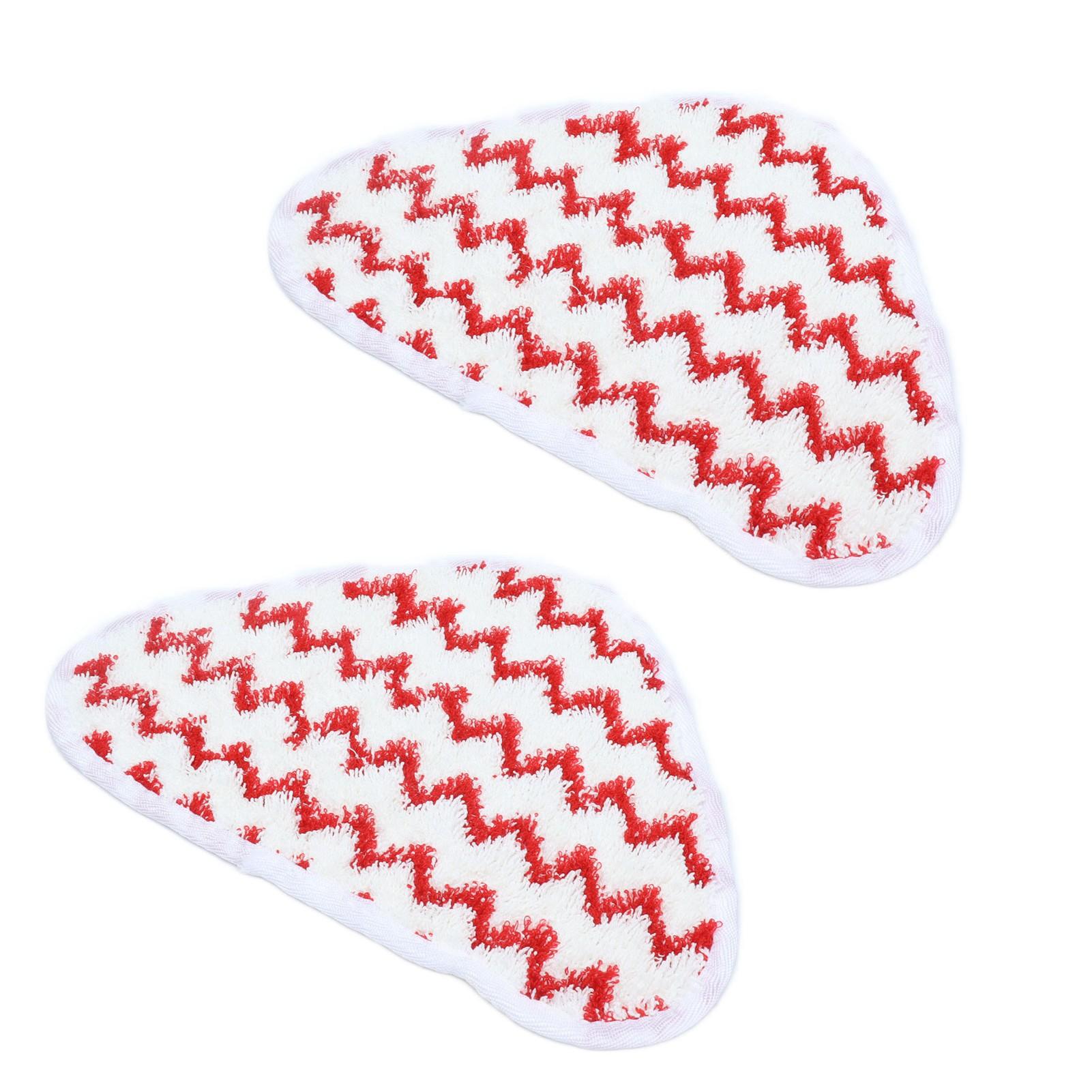 

2 шт. Подушечки для швабры из микрофибры для уборки, салфетки для швабры, запасные части, подходят для паровых швабр Vileda