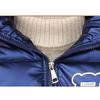 Children Winter Boys Girls Jacket Coat Thick Kids Warm Light Down Coat Zipper Hooded Outwear Cartoon Warm Coat