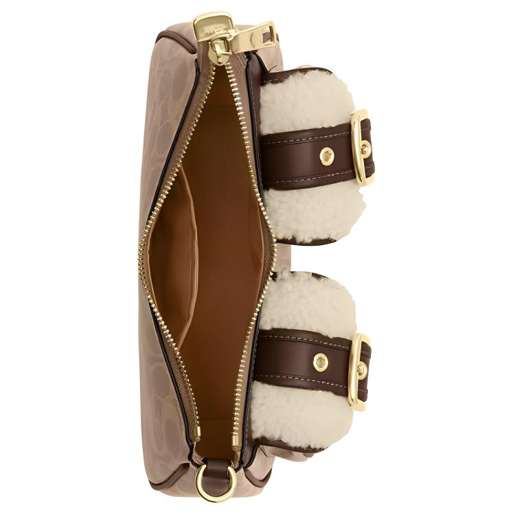 Coach Ashton 25 Torba na ramię z nadrukowanym logo Unisex Torebki Brązowa CY658-IMXI5