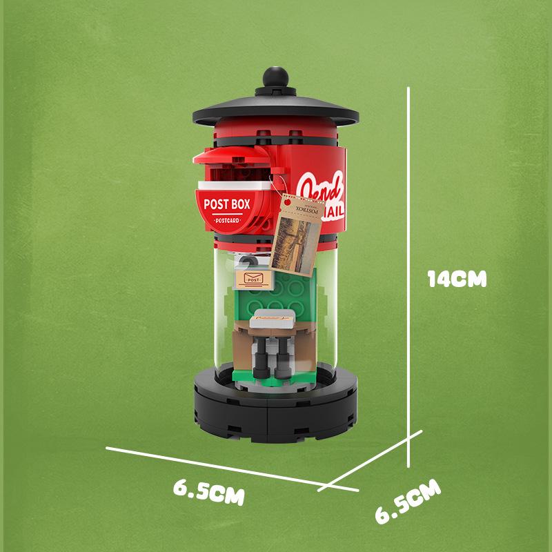 

Набор конструктора «Ретро Открытка Почтовый Ящик» - Креативная Сборная Модель и Игрушка-Украшение