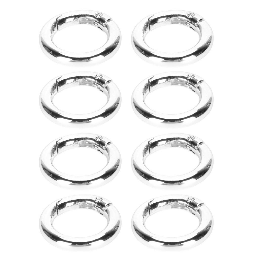 20pcs Spring Ring Clasps Innovative DIY Hand Crafted Copper Spring Clasps for Necklaces Bracelets Ankle Chain Earrings