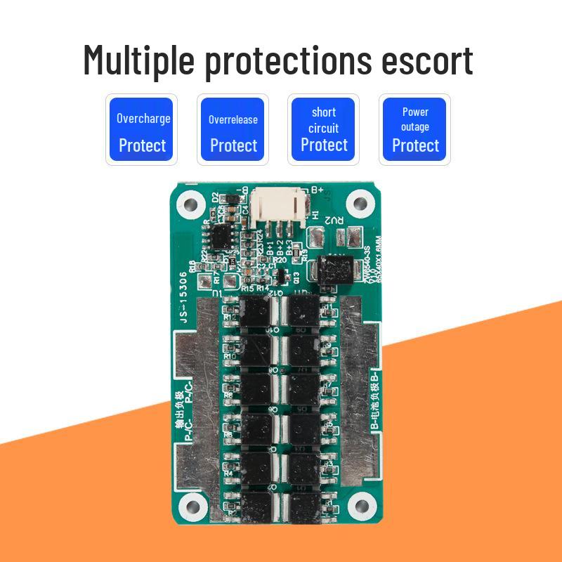 11.1V 30A Battery Protection Board for Solar Lights and Energy Storage