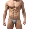 Menns elastiske stramt lav midje Ensfarget sexy shorts Ice Silk Briefs
